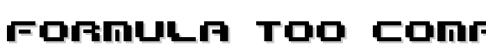 Formula too complex font